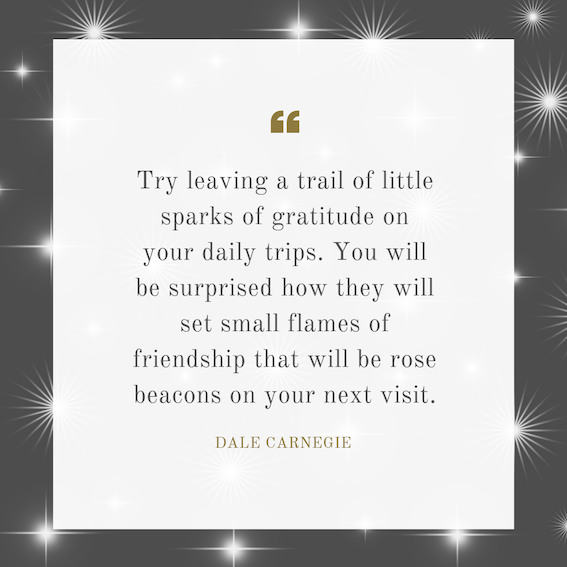 Gratitude Inspiration - Dale Carnegie